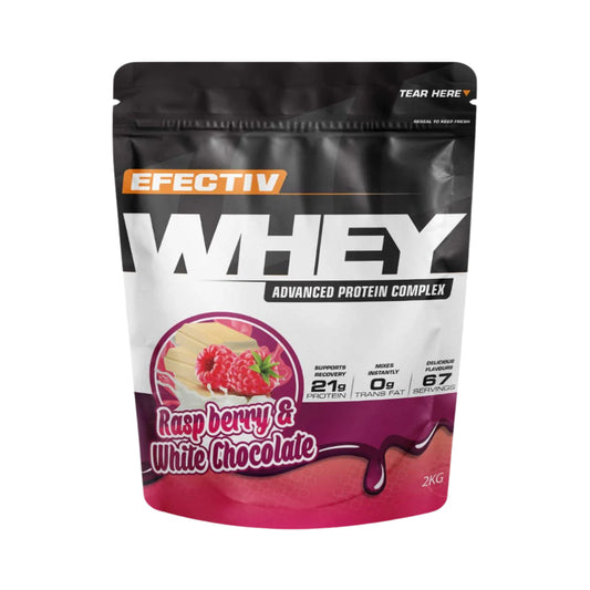 Efectiv Nutrition Whey Protein 2kg Raspberry & White Chocolate