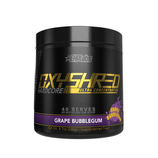 EHP Labs OxyShred Hardcore 244g Grape Bubblegum