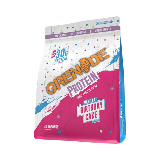 Grenade Protein 2kg Birthday Cake