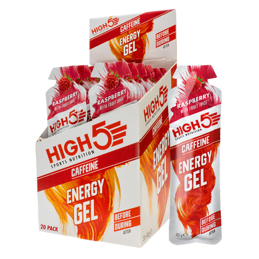 HIGH5 Energy Gel Caffeine 20x40g Raspberry