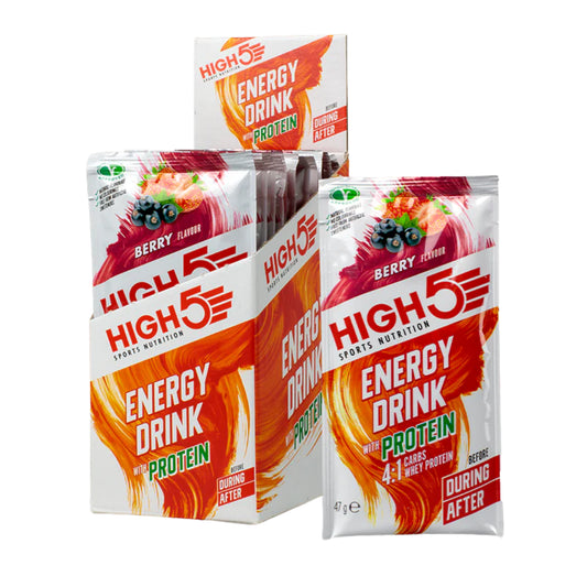 HIGH5 Energy Drink with Protein 12x47g Berry