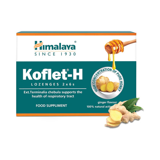 Himalaya Koflet-H 2x6 Lonzenges 12 Softgels Ginger