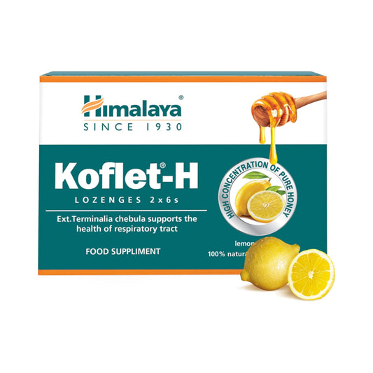 Himalaya Koflet-H 2x6 Lonzenges 12 Softgels Lemon