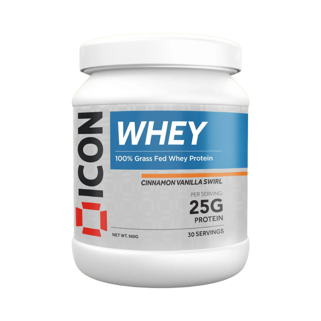 ICON Nutrition 100% Whey Protein 960g Cinnamon Vanilla Swirl