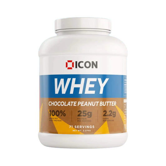 ICON Nutrition 100% Whey Protein 2.27kg Chocolate Peanut Butter