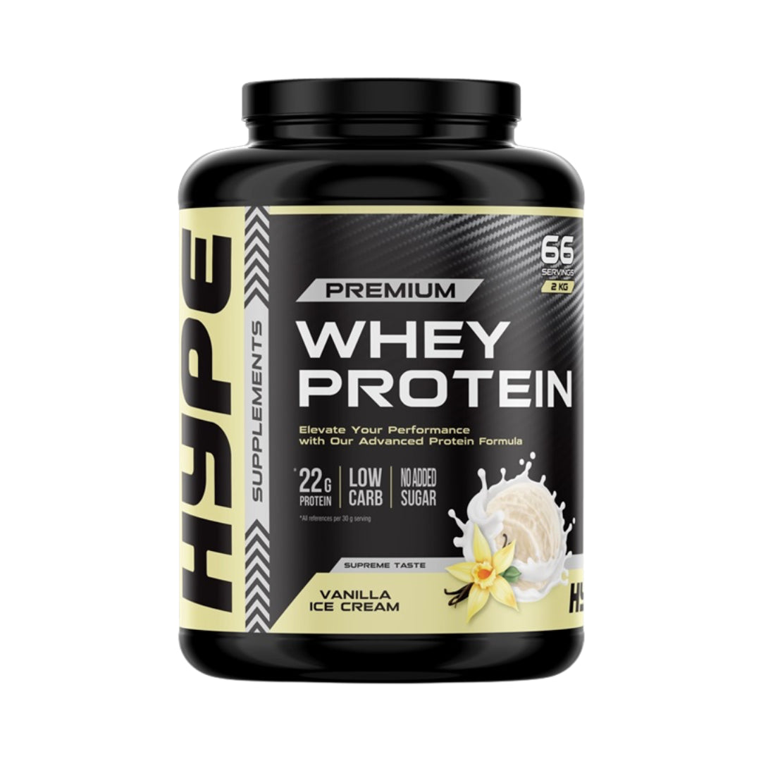 HYPE Whey Protein 2kg Vanilla Ice Cream