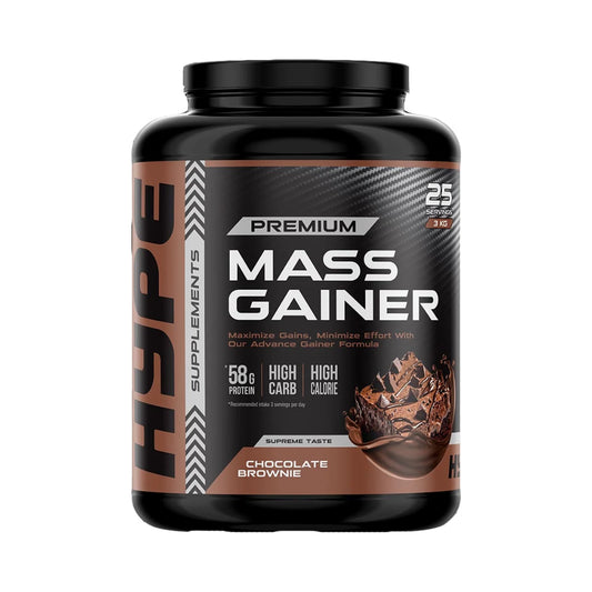 HYPE Mass Gainer 3kg Chocolate Brownie