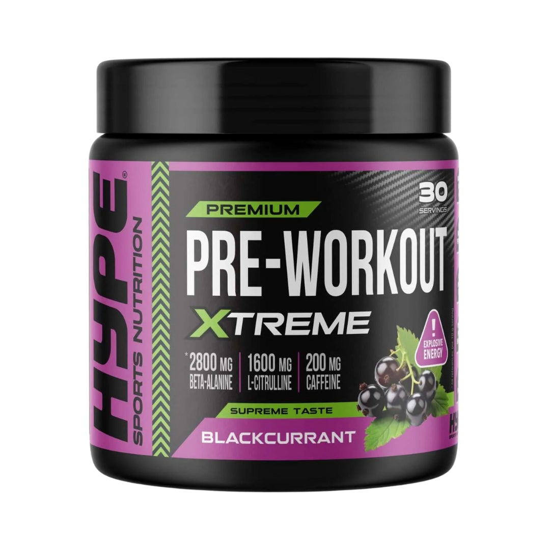 HYPE Pre Workout Powder 300g Blackcurrant