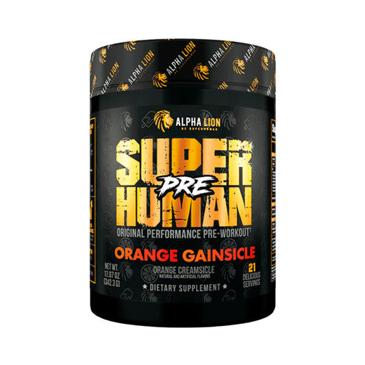 Alpha Lion SuperHuman Pre Workout 342.3g Orange Gainsicle