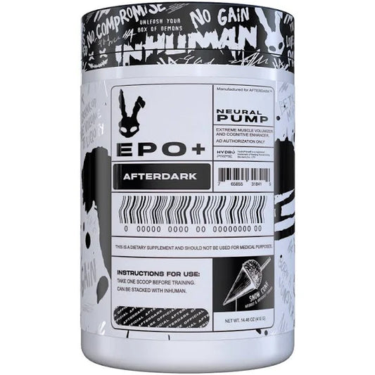 AfterDark EPO+ Stim Free Pre Workout 410g Snow Cone