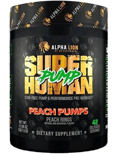 Alpha Lion SuperHuman Pump 367g Peach Pumps